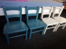 dětská barevná židlička modrá